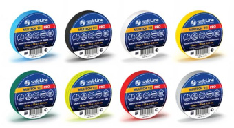 Изолента 19/20 Safeline красная кор.200