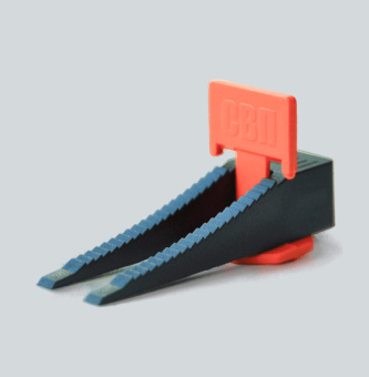 Система выравнивания плитки Зажим Флажок 1,4 мм и Клин  40 шт пакет