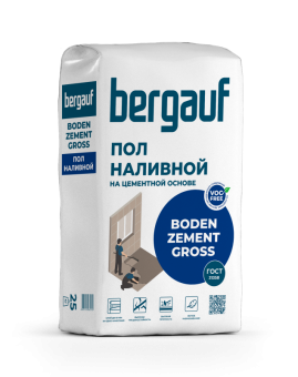 Ровнитель пола Bergauf Boden Zement Gross, 25 кг
