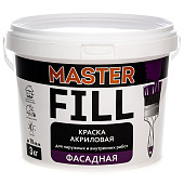 Краска акриловая универсальная MasterFILL фасадная 3кг