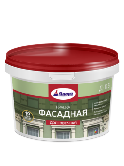 Краска ВД  Диола-115 фасадная акриловая 3кг