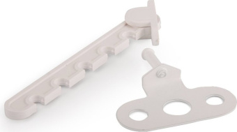 Гребенка 5 делений,белая//WS WW 5P//PALLADIUM