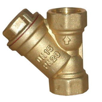 Фильтр косой латунный 1 1/2" в/в "SantechSystems" (3/15) 