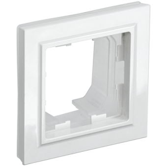 Рамка 1-мест. РУ-1-БрБ бел. BRITE IEK (упак.100/10)