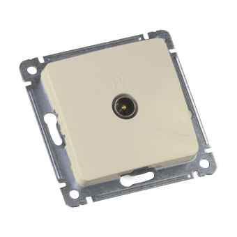 Механизм TV розетки оконечная СУ MASTER, цвет слоновая кость (упак. 20 шт.)