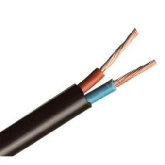 Провод ПВС 2х0,75 ТУ черный