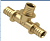 Тройник аксиальный  25  (50/5)   Латунь