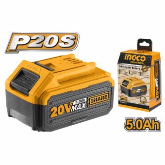 Аккумуляторная батарея INGCO INDUSTRIAL FBLI2003 Li-ion 5.0 Ач Аккумуляторная батарея INGCO INDUSTRIAL FBLI2003 Li-ion 5.0 Ач