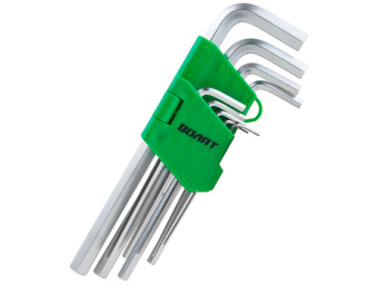 Набор шестигранных ключей 1,5-10 мм ВОЛАТ 11010-09 9 шт