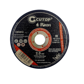 Диск отрезной по металлу CUTOP T41 125*2,0*22,2 T41