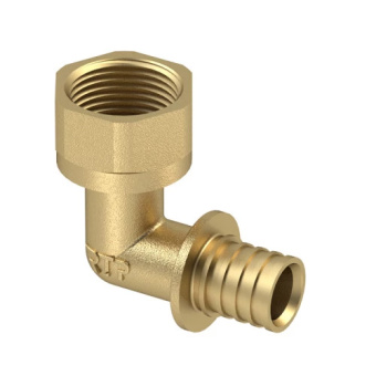 Угол аксиальный 16*1/2 ВР RTP латунь