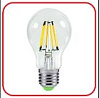 Лампа светодиодная LED-A60-deco 11Вт 230В Е27 4000К 990Лм прозрачная IN HOME