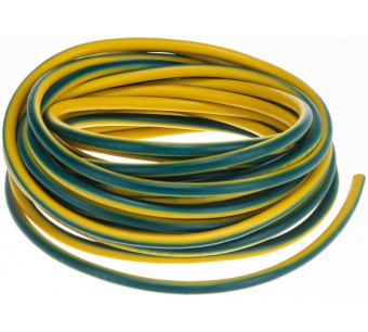 Провод медный ПВ 3 (ПуГВ)   2,5 желто-зеленый (ПуГВнг(А)-LS) ГОСТ