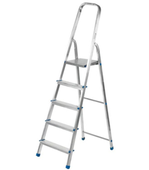 Стремянка LadderBel 6 ступени, алюминиевая