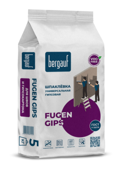 Шпаклевка на гипсовой основе Bergauf Fugen Gips, 5 кг