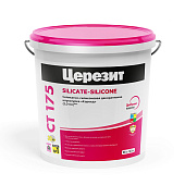 Штукатурка силикатно-силиконовая Церезит СТ 175 короед 2.0 мм, база, 25 кг