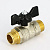Кран шаровый    1/2" н/н бабочка Ру-40 LD Pride (20) (бирка)