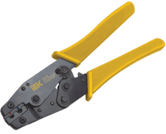 Клещи обжимные КО-02 0,5-2,5мм ИЭК (упак.40/10)