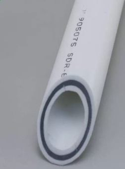 Труба полипропиленовая арм.стекловолокном ф25х4,2 мм SDR 6 PN 25 (50)  Хлыст 2 метра