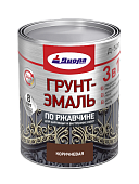 Грунт-эмаль 3 в 1 по ржавчине Диола-520 коричневый 1,7 кг