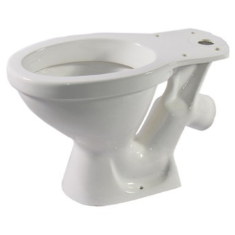 Чаша унитаза белая косой выпуск ЦОП