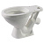 Чаша унитаза белая косой выпуск ЦОП