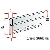 Планка финишная дуб светлый Т-14 3660мм (КАНАДА + Премиум) (40шт) ХХ