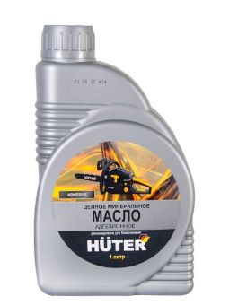 Масло для цепи минеральное HUTER 80W90 1л