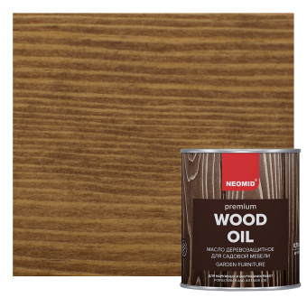 Масло NEOMID Premium деревозащитное 0,75л орех
