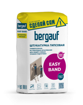 Штукатурка гипсовая Bergauf Easy Band, 30 кг Штукатурка гипсовая Bergauf Easy Band, 30 кг