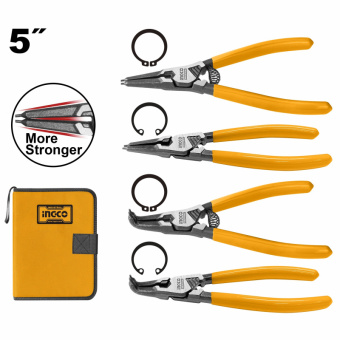 Набор съемников стопорных колец 4 предмета INGCO HCCPS26125 INDUSTRIAL