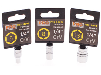 Головка торцевая 10 мм 1/4" PRO STARTUL PRO-54010 Головка торцевая 10 мм 1/4" PRO STARTUL PRO-54010