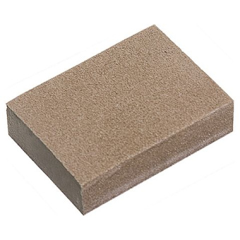 Губка для шлифования 100*70*25 мм мягкая 3 шт Р60/80,  Р60/100, Р 80/120 MATRIX