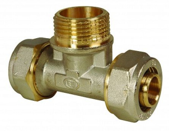 Тройник обжимной 26х 3/4"х26 НР (5/30)