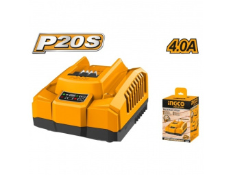 Зарядное устройство INGCO FCLI20411 20V Зарядное устройство INGCO FCLI20411 20V