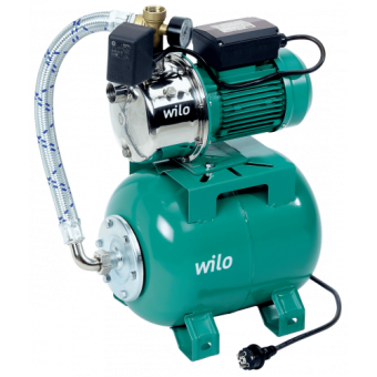 Станция насосная "Wilo HWJ-202-EM-R" 900Вт 75л/мин, напор 36м/1"ВР/20л бак (нерж.ст)