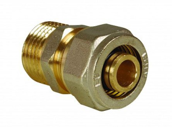 Соединитель обжимной 16x3/4" НР (10/180)