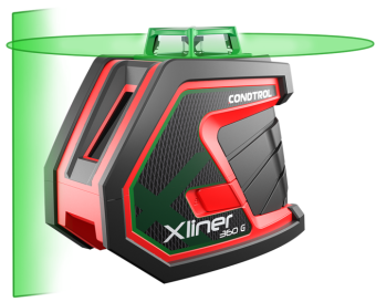 Уровень лазерный 50/100 м детектор CONDTROL Xliner 360G Уровень лазерный 50/100 м детектор CONDTROL Xliner 360G
