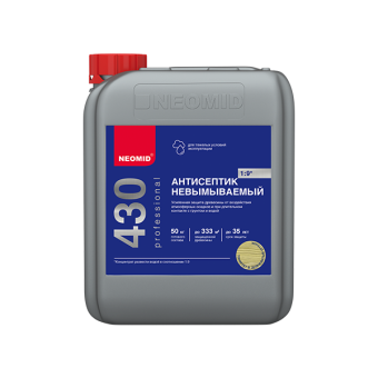 Невымываемый консервант NEOMID 430  для древесины 5кг концентрат 1:9