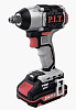 Гайковерт PIT PIW20H-300B/1 акк. 20В, 1/2, 300Нм, 1/2"+HEX 1/4", 1х2Ач, ЗУ, бесщеточный кейс