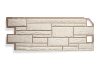 Фасадная панель Камень белый 1,14*0,48м