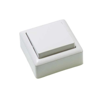 Выключатель ОП 1-кл. монт.пл. ХИТ белый (упак.156) VA16-131I-B