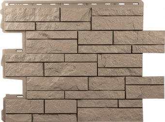 Фасадная панель Камень Шотландия бежевый 0,68*0,56м