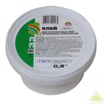Клей для потолочных плит Радуга ВДАК Р-33 0,9 кг