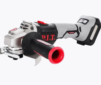 Машина шлифовальная угловая PIT PWS20H-125D аккум. 20В, 125мм, бесщёт 4500 / 6500 / 8000 об/мин SOLO без акк и зу