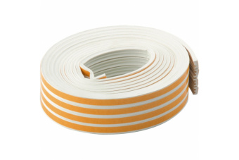 Уплотнитель Remontix Е150 9*4мм самоклеящийся белый 40CX