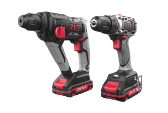 Набор инструментов PIT аккум.перфоратор PBH20H-18A, дрель-шуруповерт PBM20H-10B 2*2Ач Набор инструментов PIT аккум.перфоратор PBH20H-18A, дрель-шуруповерт PBM20H-10B 2*2Ач