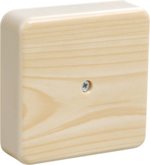 Коробка распаячная нар.монт. 100х100х29 сосна (с контактной группой) IP20 КМ41219-04 (упак.42/42)