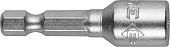 Бита с торцевой головкой Cr-V тип хвостовика E1/4 8*45 мм ЗУБР 2 шт