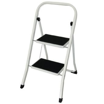 Стремянка 2 ступени, широкие ступени с рез ковриком LadderBel 0,46м